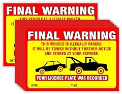 Final warning stickers for sale  Delivered anywhere in USA 