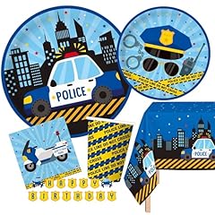 Police themed birthday for sale  Delivered anywhere in UK