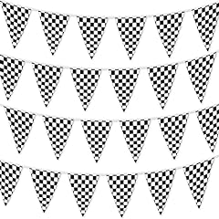 Checkered flags black for sale  Delivered anywhere in USA 