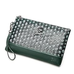 Moda skull clutch usato  Spedito ovunque in Italia 