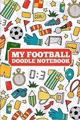 Football doodle notebook for sale  Delivered anywhere in UK