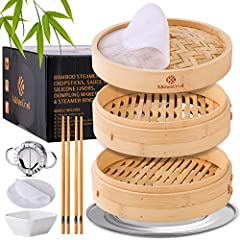 Kitchencrust bamboo steamer for sale  Delivered anywhere in USA 