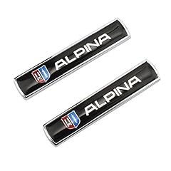2pcs alpina emblem for sale  Delivered anywhere in Ireland