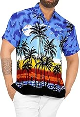Used, LA LEELA Men's Hawaiian Casual Aloha Button Down Shirts for sale  Delivered anywhere in USA 