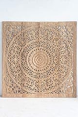 Mandala wood carving for sale  Delivered anywhere in USA 