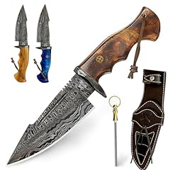 Handmade damascus hunting for sale  Delivered anywhere in USA 