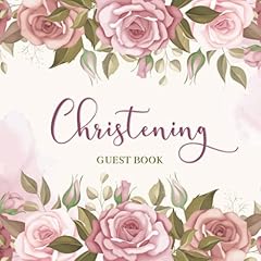 Christening guest book for sale  Delivered anywhere in UK