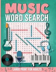 Music word search for sale  Delivered anywhere in Ireland