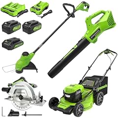 Greenworks 48v lawn for sale  Delivered anywhere in USA 