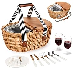 Wicker cooler picnic for sale  Delivered anywhere in USA 