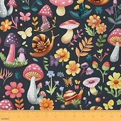 Wild mushroom fabric for sale  Delivered anywhere in USA 
