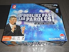 Jeu oubliez paroles d'occasion  Livré partout en France