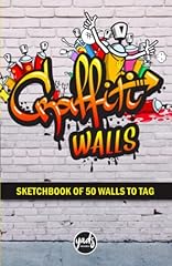 Graffiti walls sketchbook for sale  Delivered anywhere in UK