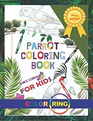 Parrot coloring book for sale  Delivered anywhere in USA 