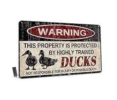 Ducks tin sign for sale  Delivered anywhere in USA 