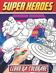 Superheroes libro colorare for sale  Delivered anywhere in USA 