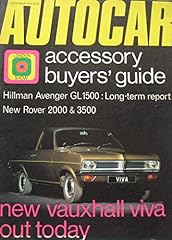 Autocar magazine 1970 for sale  Delivered anywhere in UK