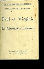 Paul virginie chaumiere d'occasion  Livré partout en France