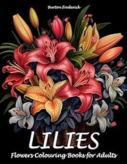 Lilies flowers colouring for sale  Delivered anywhere in USA 