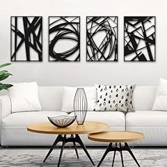 Black abstract wall for sale  Delivered anywhere in USA 