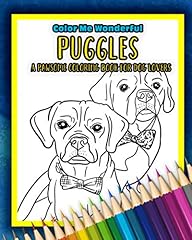Puggles pawsome coloring for sale  Delivered anywhere in UK