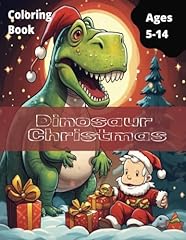 Dinosaur christmas coloring for sale  Delivered anywhere in USA 