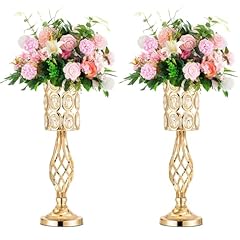 Gold vases table for sale  Delivered anywhere in USA 