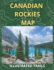 Canadian rockies map for sale  Delivered anywhere in USA 