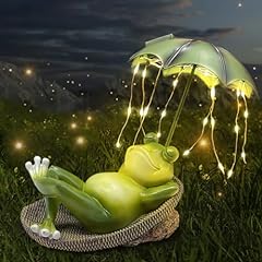 Solar frog garden for sale  Delivered anywhere in USA 