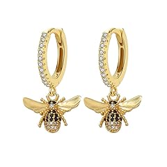 Bee drop earrings for sale  Delivered anywhere in USA 