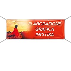 Banner striscione pubblicitari usato  Spedito ovunque in Italia 