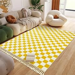 Yellow white checkerboard for sale  Delivered anywhere in USA 