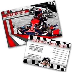 Kart party invitations for sale  Delivered anywhere in UK