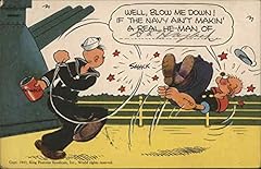Popeye postcard comic for sale  Delivered anywhere in USA 