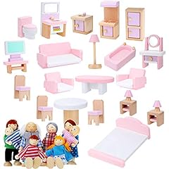 Wooden dollhouse furniture for sale  Delivered anywhere in USA 