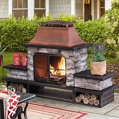 Sunjoy outdoor fireplace for sale  Delivered anywhere in USA 