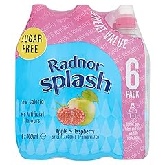 Radnor Splash Apple & Raspberry Still Water, 6 x 500 for sale  Delivered anywhere in UK
