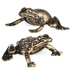 Brass frog figurine for sale  Delivered anywhere in USA 