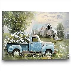 Farmhouse blue truck for sale  Delivered anywhere in USA 