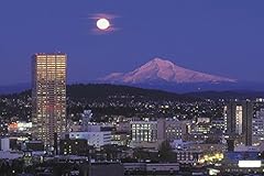 Portland skyline moon for sale  Delivered anywhere in USA 