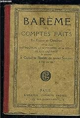 Bareme comptes faits d'occasion  Livré partout en France