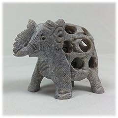 Soapstone elephant statuette for sale  Delivered anywhere in Ireland