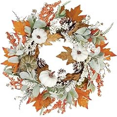 Sggvecsy fall wreath for sale  Delivered anywhere in USA 