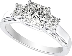 Three stone princess for sale  Delivered anywhere in USA 