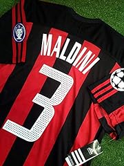 Generic Maldini#3 Maglia Retro 2003-2004 Full Patch Red&Black Color (L, Red&Black), usato usato  Spedito ovunque in Italia 