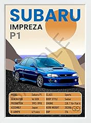 Subaru impreza poster for sale  Delivered anywhere in Ireland