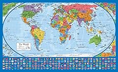 Equal earth map for sale  Delivered anywhere in USA 