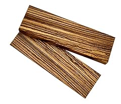 Zebrawood knife scales for sale  Delivered anywhere in USA 