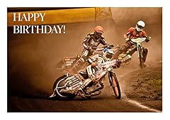 Happy birthday motorcycle for sale  Delivered anywhere in UK