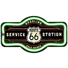 Route 66 Service Station - Reproduction Vintage Advertising for sale  Delivered anywhere in USA 
